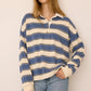 BRITT STRIPE L/S TOP