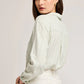 DOMINIQUE STRIPE LINEN TOP GF-2858