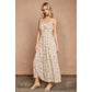 THE GILLIAN SHIRRED MIDI DRESS