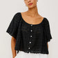MILLER S/S EYELET TOP