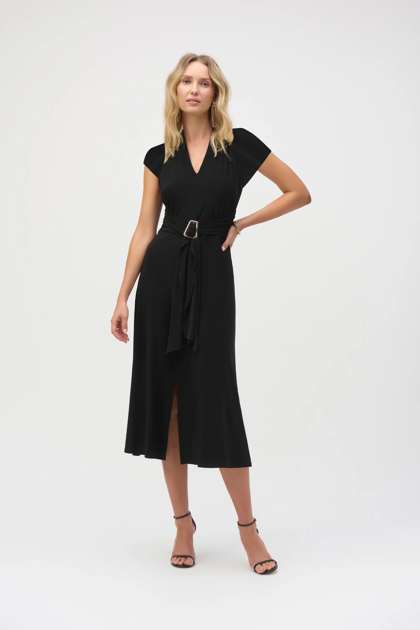SILKY KNIT FIT AND FLARE 252091X