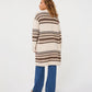 ANDREA HORIZONTAL STRIPE CARDI