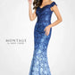 M507 MONTAGE LONG LACE GOWN