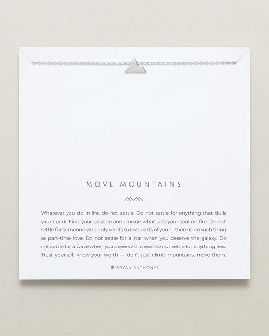 BRYAN ANTHONY SOLID MOVE MOUNTAINS NECKLACE