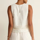 SLOANE EMBROIDERED TOP