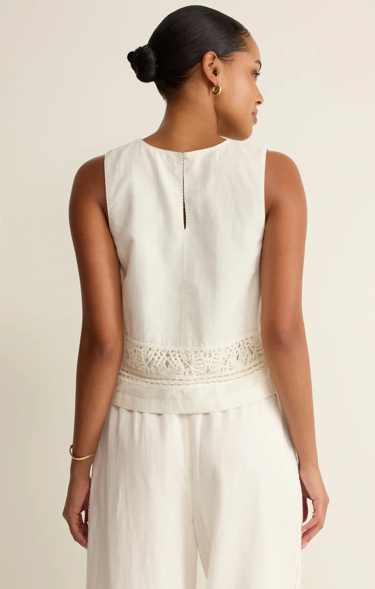 SLOANE EMBROIDERED TOP