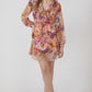 THE NIXIE RUFFLE DETAIL BELTED MINI DRESS