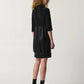 JOSEPH RIBKOFF FAUX LEATHER COCOON DRESS 233091