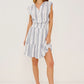 SAMINA STRIPE MIDI DRESS