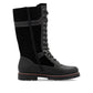 TALL LACE UP BOOTS WITH LAMBS WOOL D9380