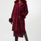 FAUX FUR SWEATER COAT 243923