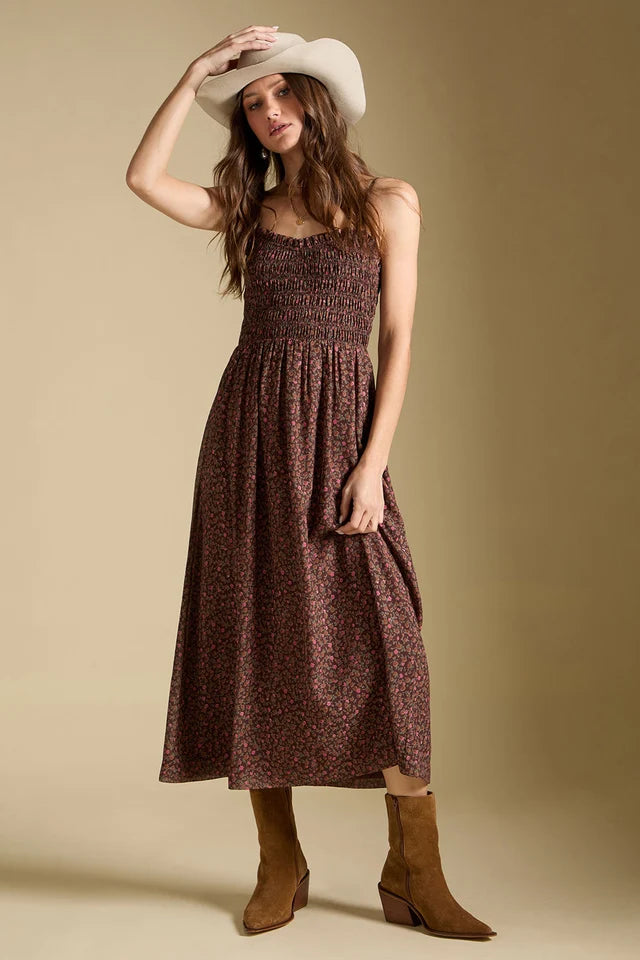 LAKEN MIDI DRESS