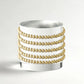 LENNY & EVA 4MM TEXTURED GOLD STRETCH BRACELET