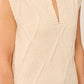 SPLIT CREW NECK SWEATER VEST