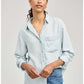 OZZY DENIM BUTTON UP GF-2821