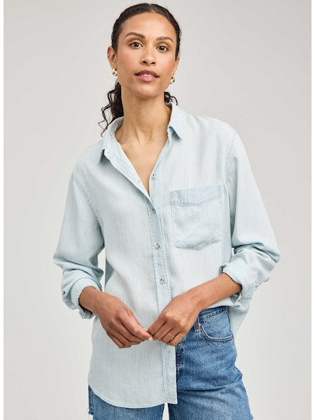 OZZY DENIM BUTTON UP GF-2821