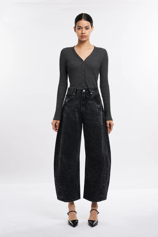 KATIA TAILORED BARREL LEG JEAN