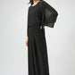 Silky Knit and Chiffon Wide Leg Jumpsuit 254055