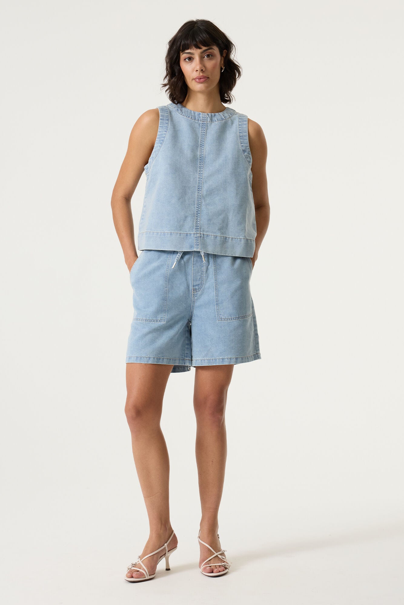 THE STELLA DENIM SHORTS