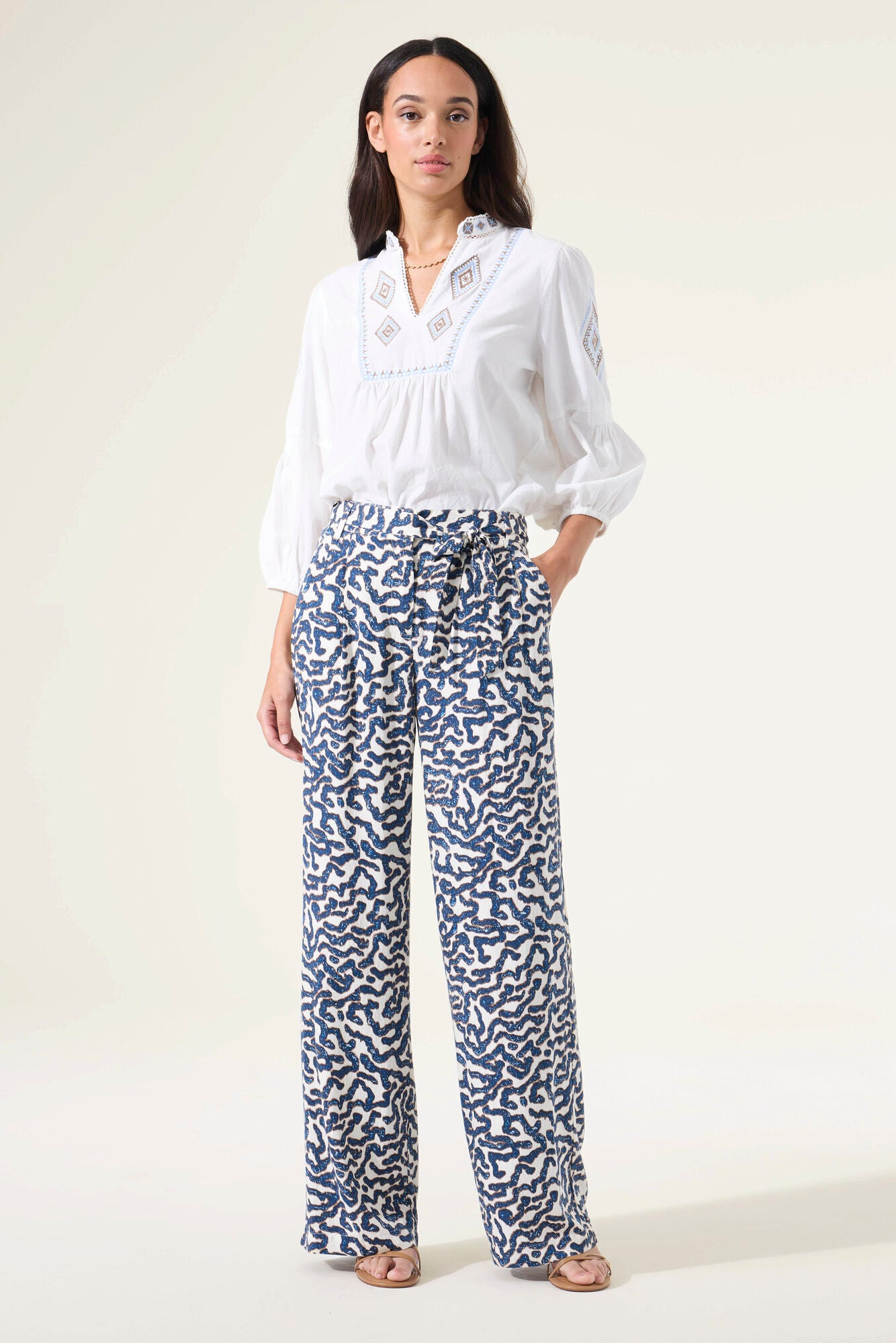 THE VIENNA PATTERNED PANT