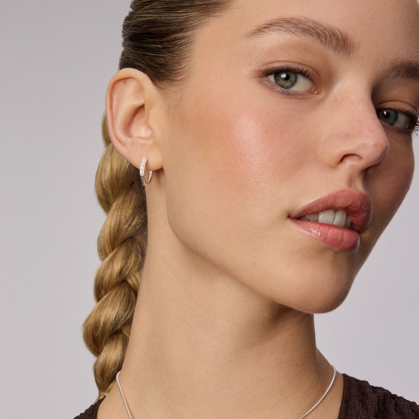 HILLBERG SMALL OPAL HOOPS