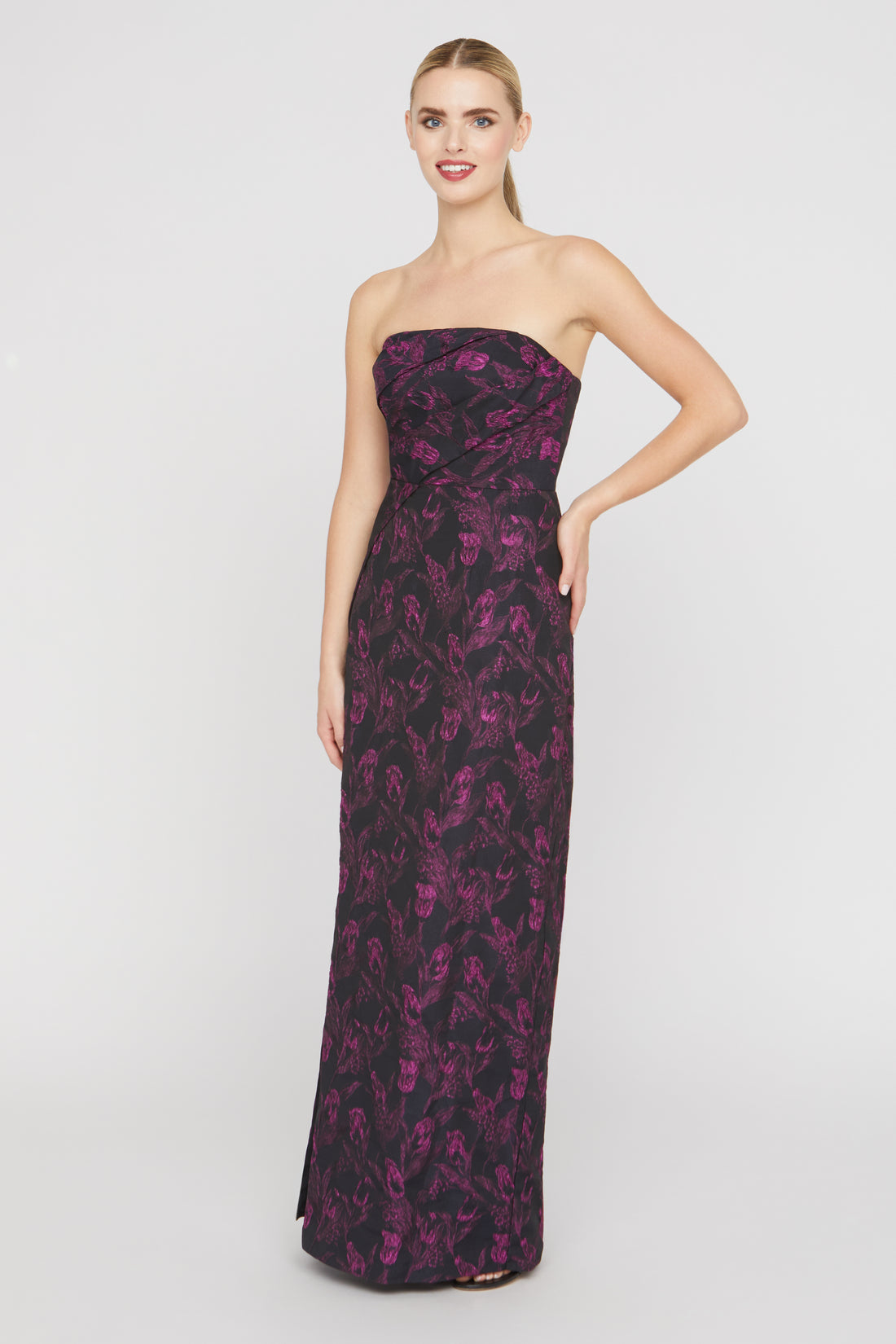 CLARA LONG STRAPLESS GOWN