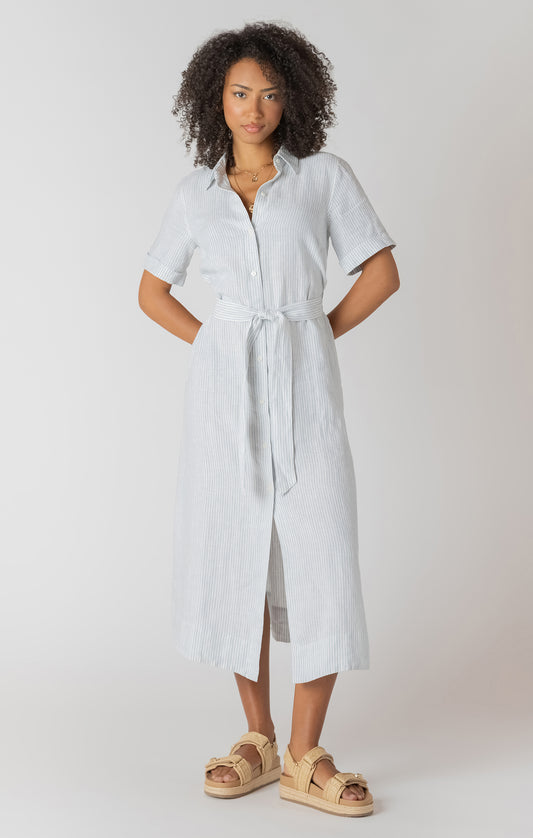 THE HARRIET BELTED SHIRT DRESS