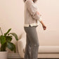 CREW NECK SWEATER WITH SIDE SLITS