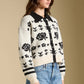 ALAMERE COLLARED CARDI