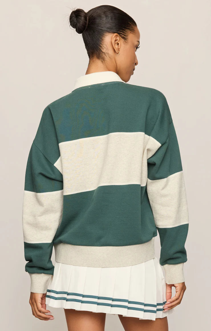 STUDY BREAK POLO SWEATSHIRT