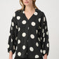 Polka Dot Satin Top 264114