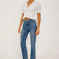 FONTAINE  WILDFLOWER EMROIDERED TOP