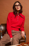 THE POE HALF ZIP SWEATER 2427248