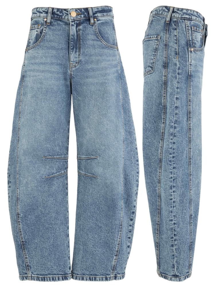 ASHLYN HORSESHOE WIDELEG W/DARTS
