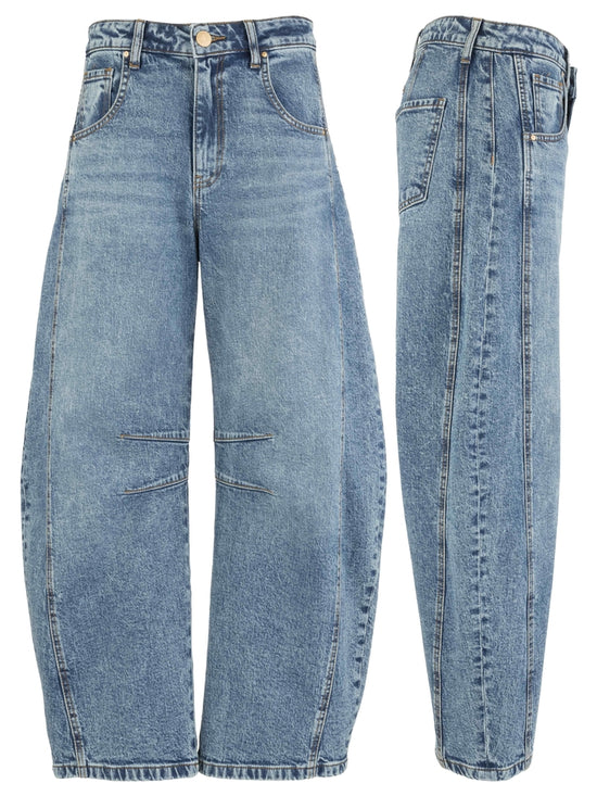 ASHLYN HORSESHOE WIDELEG W/DARTS