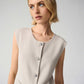 SLEEVELESS FORMAL VEST