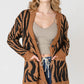 THE CAROLE BUTTON FRONT CARDI