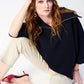 JACQUARD ZIPPER COLLAR SWEATER 243954
