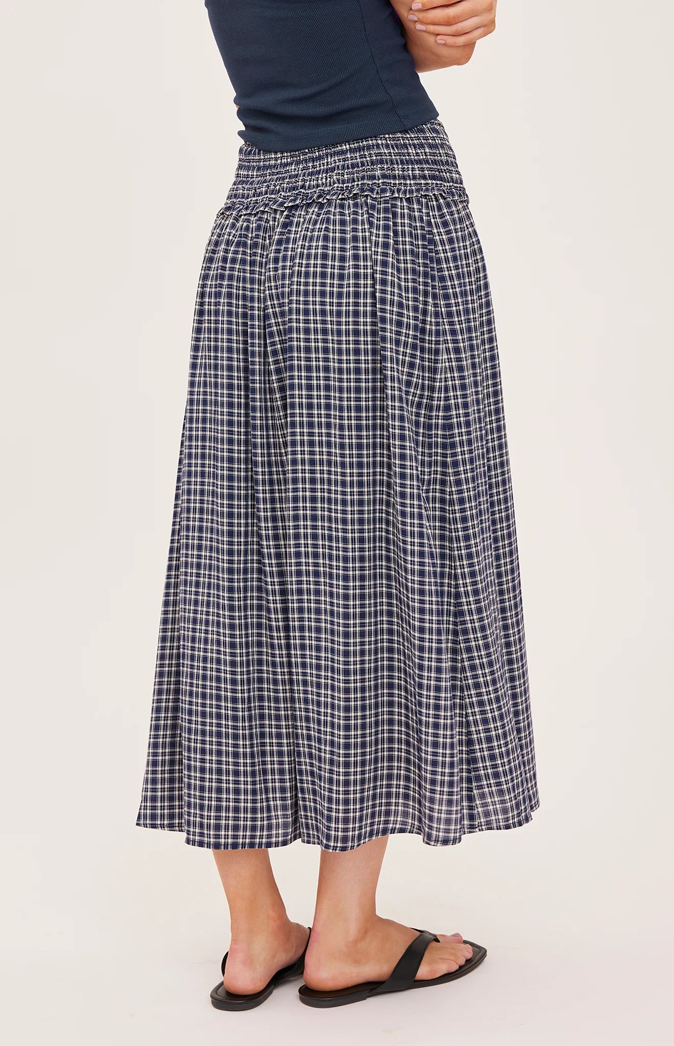 ELOWYN CHECKED SKIRT