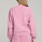 ROSEBUD EMBRODIERED HEART SWEATSHIRT S3479
