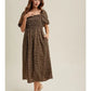 THE OLIVIA  PUFF SLEEVE MID DRESS