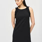 SCUBA CREPE SLEEVELESS STRAIGHT DRESS 242115