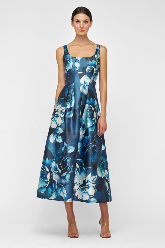 JUNE TEA LENGTH FLORAL DRESS