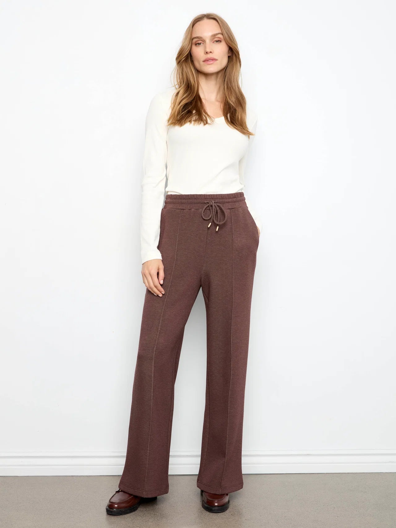 THE CAMERON WIDE LEG ELASTIC WAIST PANT