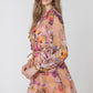 THE NIXIE RUFFLE DETAIL BELTED MINI DRESS
