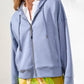 ZIP UP HOODED SWEATSHIRT