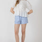 THE NOEMI S/S ALINE BLOUSE