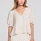 PRESLEE POLKA DOT TOP
