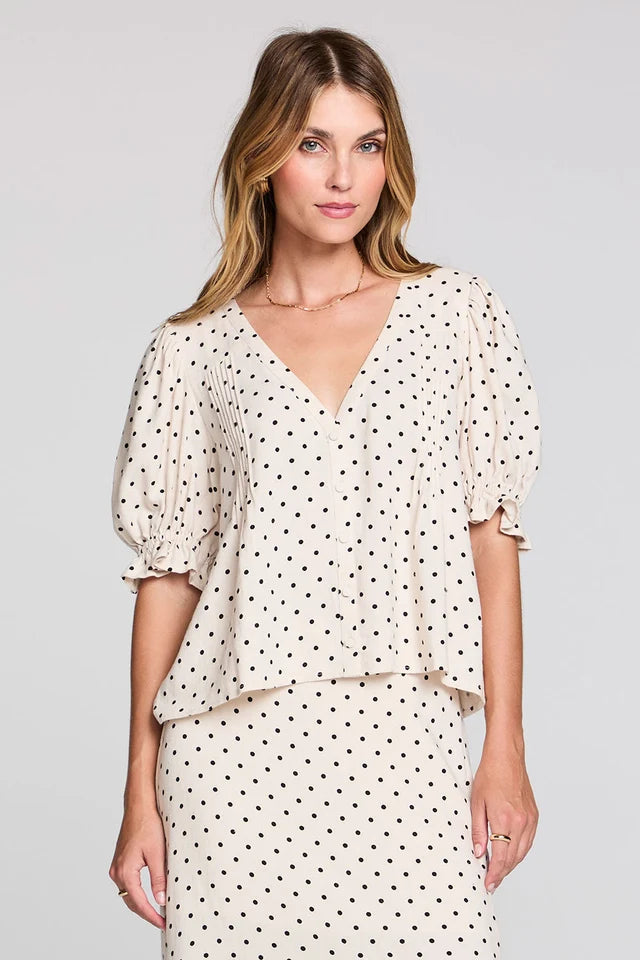 PRESLEE POLKA DOT TOP