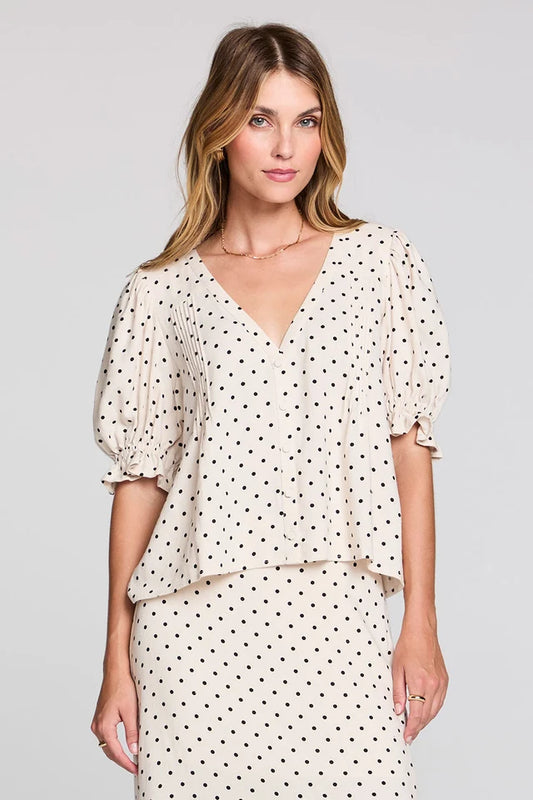 PRESLEE POLKA DOT TOP